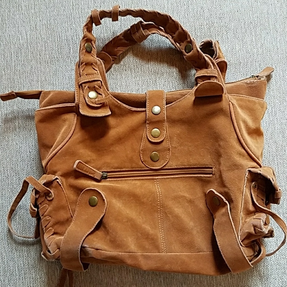 Faux Suede Bag/Purse